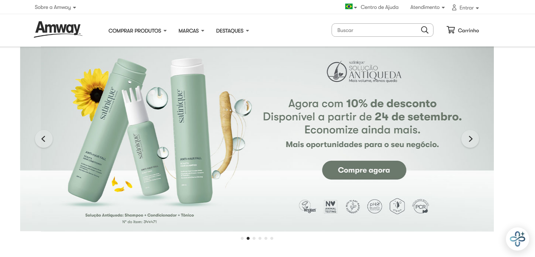 Logo AMWAY DO BRASIL